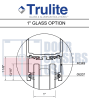 Trulite Series 200 ADA Storefront Door - RH - 36" x 84" - Clear Anodized - Image 3 of 0