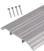 Tubelite 4 in. Wide x 1/2 in. Tall x 48 in. Length Commercial Storefront Door Bottom Threshold, Aluminum Finish - Image 1 of 0
