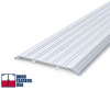 Tubelite 7 in. Wide x 1/2 in. Tall x 72 in. Length Commercial Storefront Door Bottom Threshold, Aluminum Finish - Image 2 of 0