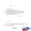 Tubelite OHCC Concealed Closer End Load Kit 2, With Center Hung End Load Arm and Universal Threshold or Floor Pivot - Image 7 of 0