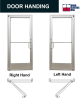 Tubelite Storefront Door Push To The Left Exit Paddle Handle, Dark Bronze Finish - Image 2 of 0