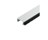 US Aluminum Frame Stop Type 2, 96" Length, Clear Anodized Finish - Image 1 of 0