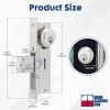 United States Aluminum Storefront Aluminum Door Long Throw Deadlock - Image 9 of 0