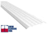 United States Aluminum 6 in. Wide x 1/2 in. Tall x 84 in. Length Commercial Storefront Double Door Bottom Threshold, Aluminum Finish - Image 4 of 0