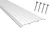United States Aluminum 8 in. Wide x 1/2 in. Tall x 48 in. Length Commercial Storefront Door Bottom Threshold, Aluminum Finish - Image 1 of 0