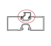 Vistawall Frame Stop, 96" Length, Clear Anodized Finish - Image 2 of 0