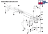 Vistawall Replacement Bottom Latch Guide Assembly For 6-5/8 in. Concealed Vertical Rod Panic Bar - Image 2 of 0