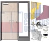 Architectural Grade 36 in. x 84 in. (3070) Left Hand Commercial Wood Door and Sidelite Frame With 1/4 in. Tempered Clear Glass, For Interior Wood or Metal Stud Wall Installation - Image 1 of 0