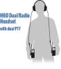 Behind The Head Dual 2 Way Radio Headset - Image 2 of 0