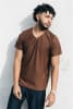 Boys/Mens V-Neck Shirt (Shiny Spandex) - Image 1 of 0