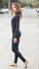 U - Mock Neck Long Sleeve Unitard (Shiny Spandex) - Image 3 of 0