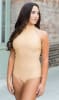 Mock Neck Leotard (Shiny Spandex) - Image 2 of 0