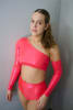 One Shoulder Crop Top (Spandex) - Image 1 of 0