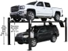 Atlas® Automotive Equipment Apex 9 ALI Certified 4 Post Hobbyist Parking Lift 9,000 lbs - Image 4 of 0