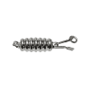 rhodium plated, barrel push clasp, 20 x 6mm - Image 2 of 0