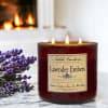 Lavender Embers Soy Wax Cande Gift Box three wick - Image 3 of 0