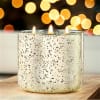 Midnight Moonflower Gold Mercury Glass Soy Wax Candle three wick - Image 5 of 0
