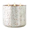 Twilight Rose Silver Mercury Glass Soy Wax Candle three wick - Image 2 of 0