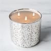 Twilight Rose Silver Mercury Glass Soy Wax Candle three wick - Image 5 of 0