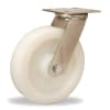 Hamilton Stainless Steel Swivel Caster 8-inch White Nylon Wheel with 800 lbs Load Capacity - Image 1 of 0