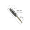8037 IPA 25/30/35/40mm Stainless Steel Bore Brush (4 Pack) - Image 2 of 0