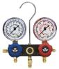 93661-G Mastercool Aluminum Manifold Gauge Set w/ 2 1/2" Gauge 3-60" Hoses w/ Gauge Protectors - Image 1 of 0