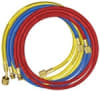 93661-G Mastercool Aluminum Manifold Gauge Set w/ 2 1/2" Gauge 3-60" Hoses w/ Gauge Protectors - Image 2 of 0