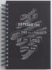 An encouraging masculine hard cover lined journal with scriptures on pages - Image 1 of 0