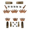 Premium 48 Piece MIG Torch Consumable Kit - Compatible w/ 3 Prospot Torches - Image 4 of 0