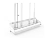 Wall Mount Apron Storage Rack<br>Bar - Image 4 of 0