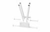 Wall Mount Apron and Glove Storage Rack<br>Bar Style - Image 4 of 0