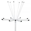 Mobile Apron Spyder Storage Rack<br>8 Peg - Image 3 of 0