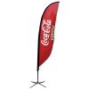 9.84'_Small_Feather_Flag_X_Base_Single_Sided - Image 2 of 0