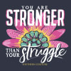 SC Soft You Are Stronger front print-Navy - Image 2 of 0