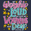 SC Classic My Worship Is Loud - Navy - Image 2 of 0