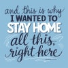 SC Soft I Wanted To Stay Home - Sky - Image 2 of 0