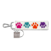 SC Beaded Keychain - Paw Prints - Image 1 of 0