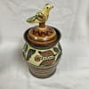 Wood Fired Tulip Jar with Whimsey Bird Lid $255 - Image 3 of 0