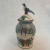 Winter Blue Jay Pot with Lid (MTO) $175 - Image 1 of 0