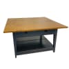 42 Inch Square Coffee Table with Shelf & Drawer (MTO) $1350 - Image 2 of 0