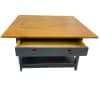 42 Inch Square Coffee Table with Shelf & Drawer (MTO) $1350 - Image 3 of 0
