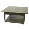 42 Inch Square Coffee Table with Shelf & Drawer (MTO) $1350 - Image 5 of 0