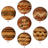 Pick Two 6 Inch Simple Quilled Plate Set (MTO) $75 - Image 2 of 0