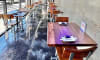industrial-wood-gunmetal-saddle-seat-rustic-design - Image 3 of 0