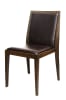 Upholstered Wood Grain Aluminum Dining Chair - Image 1 of 0