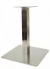 Square Brushed Silver 304 Stainless Steel Restaurant Table Base |Commercial - Image 3 of 0