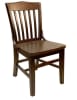 American Educator Wood Dining Chair w Saddle Seat - Image 1 of 0