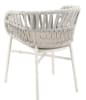 Laguna White-Silver White Outdoor Rope Chair - Image 2 of 0