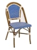 Rattan  Aluminum Bistro Chairs: Chocolate/Ivory - Image 5 of 0