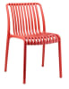 Restaurant Resin Plastic Outdoor Chairs Black, Blue, Red, Green - Image 3 of 0